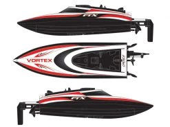 FTX Vortex High Speed RC Race Boat 44cm - Black -FTX RC Sales Store FTX FTX0701 3