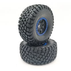 FTX DR8 Wheel And Tyre Set (2) - Blue