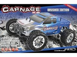 FTX Carnage 2.0 1/10 Brushed Truck 4wd RTR - Blue -FTX RC Sales Store ftx5537b 4