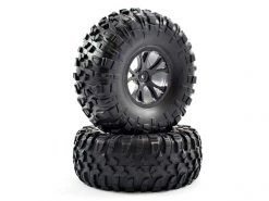 FTX Outlaw Pre-Mounted Wheels And Tyres - Black