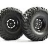 FTX Mauler 2.2 All Terrain Tyres Pre-Glued On Black Wheels (2)