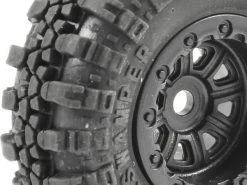 FTX Outback Mini Swamper Tyre And Wheel Set - Black (4) -FTX RC Sales Store ftx8859bk 3