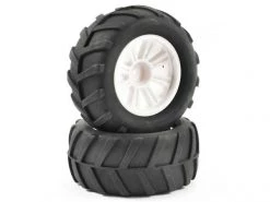 FTX Comet Monster Truck Rear Wheels And Tyres (2) - White